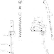 Смеситель Bravat Drop F14898C-2