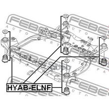 Сайлентблок Подрамника Hyundai Elantra (Hd) 2006-2011 Febest арт. HYABELNF