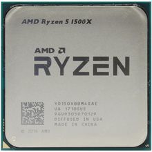 Процессор CPU AMD Ryzen 5 1500X BOX (YD150XB) 3.5 GHz   4core   2+16Mb   65W Socket AM4