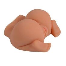 Телесная реалистичная вагина-полуторс SHEQU (214963)