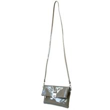 Studio KSK Мини сумка серый лак 8501