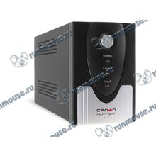 ИБП (UPS) 800ВА CrownMicro "CMU-SP800IEC", черный [134313]