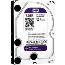 Жесткий диск 6TB WD Purple (WD60PURX) {Serial ATA III, 5400- rpm, 64Mb, 3.5"}