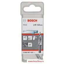 Bosch Ступенчатое сверло HSS 4-12 мм 9 ступеней (2608587425 , 2.608.587.425)