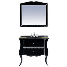 Misty Зеркало Анжелика 100 черное сусальное серебро