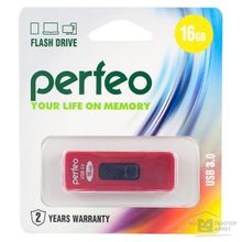 Perfeo USB Drive 16GB S05 Red PF-S05R016 USB3.0