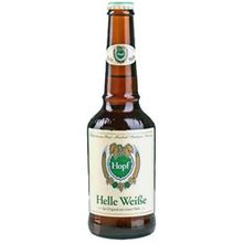 Пиво Хопф Хелле Вайссе (Светлое пшеничное), 0.330 л., 5.3%, пшеничное. нефильтрованное, светлое, 20