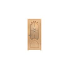 Полотно дверное Венеция (скиновая) 11ДО1 (Владимирская фабрика) шпон, цвет-светлый дуб