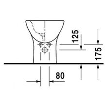 Биде напольное Duravit Puravida 2247100000