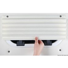 Osculati White pleated Oceanair 381 x 305 mm blind, 19.859.02