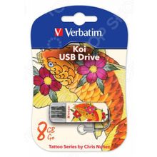 Verbatim Store n Go Mini Tattoo Koi 8Gb