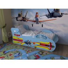 Детская кровать с ящиками Самолет-2