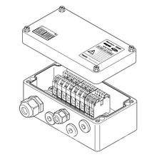 Проходная коробка (4xM25 + 1xM32) JB-MB-25 16MM2 (EE x e)