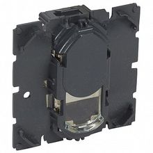 Розетка компьютерная 1xRJ45 Cat.5 CELIANE, серебристый |  код. 067347 |  Legrand