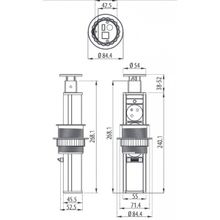 Розетка GTV Small