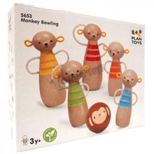 Plan Toys Боулинг Обезьяна