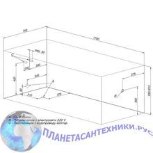 Акриловая ванна Aquanet Taurus 170x75