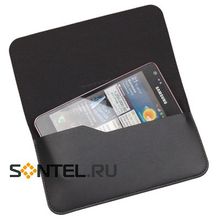 Чехол-сумочка для Samsung Galaxy S2 (кожа, черный) EF-C1A2LBECSTD