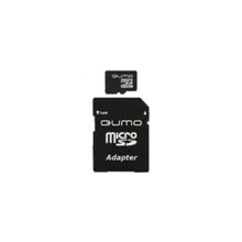 Qumo microSDHC class 10 8GB + SD adapter