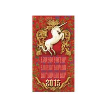 Календарь настенный из гобелена "Единорог на удачу" 40х80 см