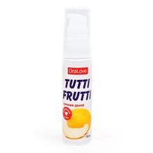Биоритм Гель-смазка Tutti-frutti со вкусом сочной дыни - 30 гр.
