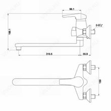 Timo Смеситель Classic 0045Y-CR