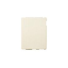Кожаный чехол для iPad 3 и iPad 4 Laro Studio Smart Slim Case, цвет белый (LR21007)