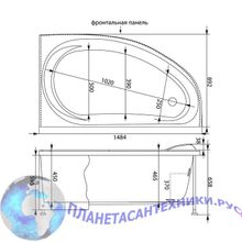 Панель фронтальная Aquanet Maldiva 150 R