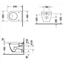 Duravit Унитаз подвесной Starck 3 2201090000