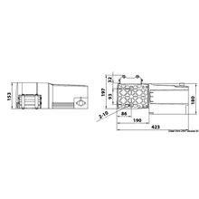 Osculati Electric winch 2400 Kg 1200 W 12 V, 02.351.11