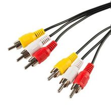 Кабель аудио видео 3 RCA plug - 3 RCA plug, 1.2 м, GAL (2005)