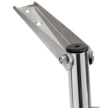 Osculati Telescopic large ladder AISI316 black 4 steps, 49.541.64