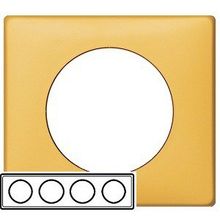 Рамка - Программа Celiane - 4 поста - шафран | код 068674 | Legrand