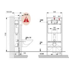 Инсталляция Roca Active WC ПЭК (893100000) в комплекте с унитазом Roca Victoria микролифт