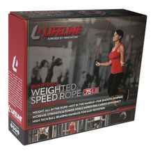 Скакалка с тяжелым тросом "LIFELINE WEIGHTED SPEED ROPES"