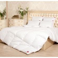 Одеяло двуспальное пуховое кассетное Афродита теплое Легкие Сны 172(16)02-ЛЭ