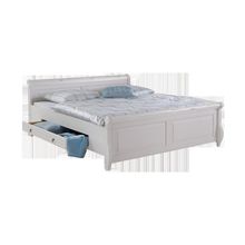 Кровать Мальта с ящиками (ВМК Шале) акция (Размер кровати: 140Х190 200, Ортопедическое основание: Нет.)