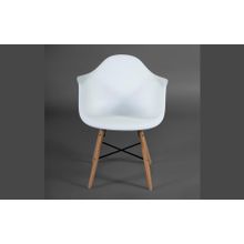 Tetchair Кресло CINDY (EAMES) (mod. 919), белый white with natural legs