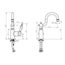 Смеситель для раковины Aksy Bagno Prestigio 702 Chrome