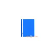 Папка скоросшиватель DURABLE 2580-06  А4,  с прозрачным верхним листом и перфорацией,  синяя