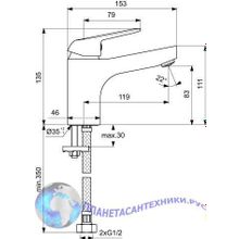 Смеситель для умывальника Fine Vidima ВА385АА