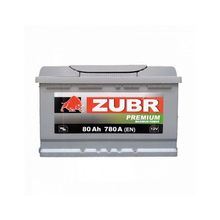 Аккумулятор автомобильный ZUBR PREMIUM 80.0 Ah 780 A ОП 278x175x190