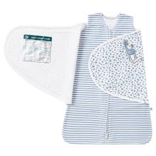Нева Бэби Angel Enveloper Swaddle Жирафенок Уго голубой