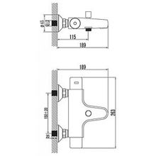 Термостат Lemark Thermo LM7732C для ванны с душем