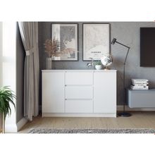 Комод Мори 1204х404х770 белый