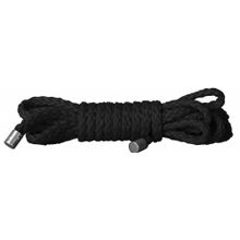 Чёрная веревка для бондажа Kinbaku Mini - 1,5 м. Черный