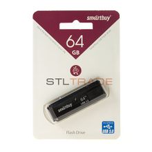 SB64GBDK-K3, 64GB USB Dock Series, USB 3.0, черная, SmartBuy