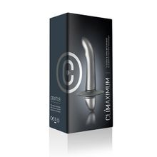 Серый массажер простаты Climaximum Gratus - 10 см. (238169)