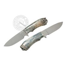 Нож Бобр (сталь S390), карельская береза , А.Жбанов