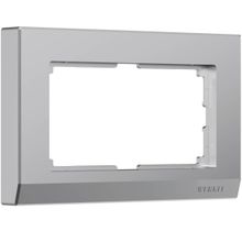 Werkel Рамка Werkel Stark для двойной розетки серебряный WL04-Frame-01-DBL 4690389117206 ID - 244299